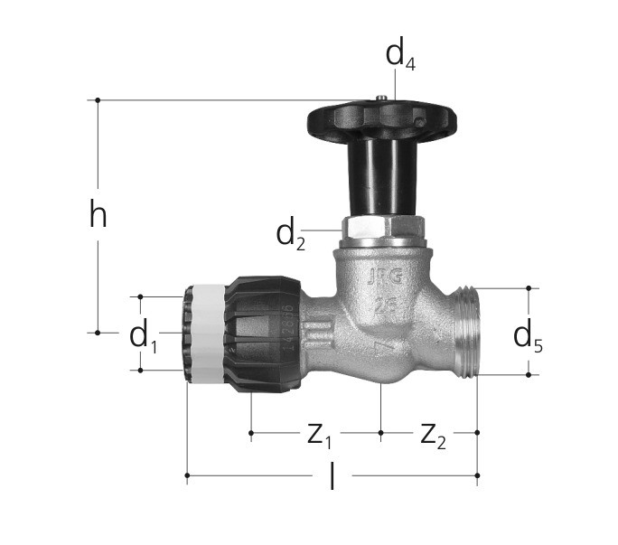 Distributor shut-off valve MT JRG LegioStop