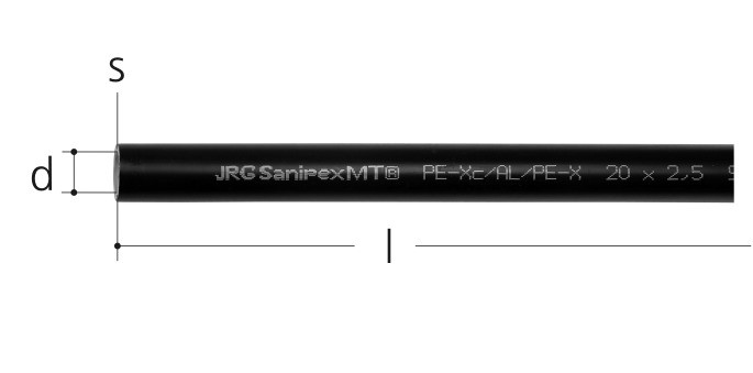 JRG Sanipex MT pipe in bars