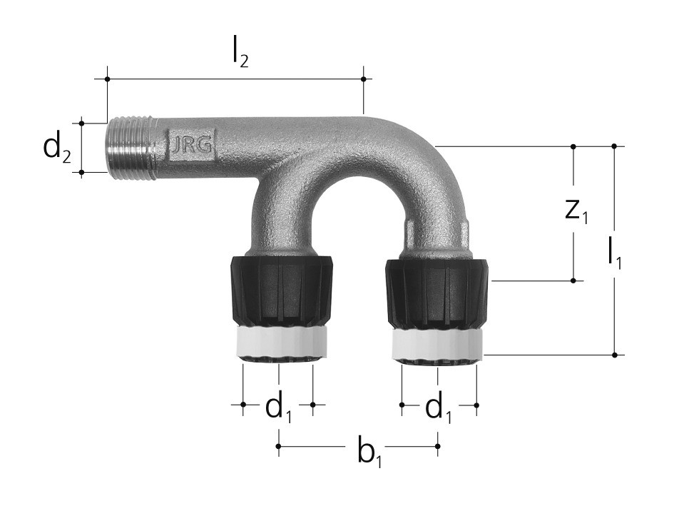 Concealed fitting connector, double